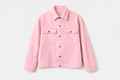 Pink cloud denim jacket