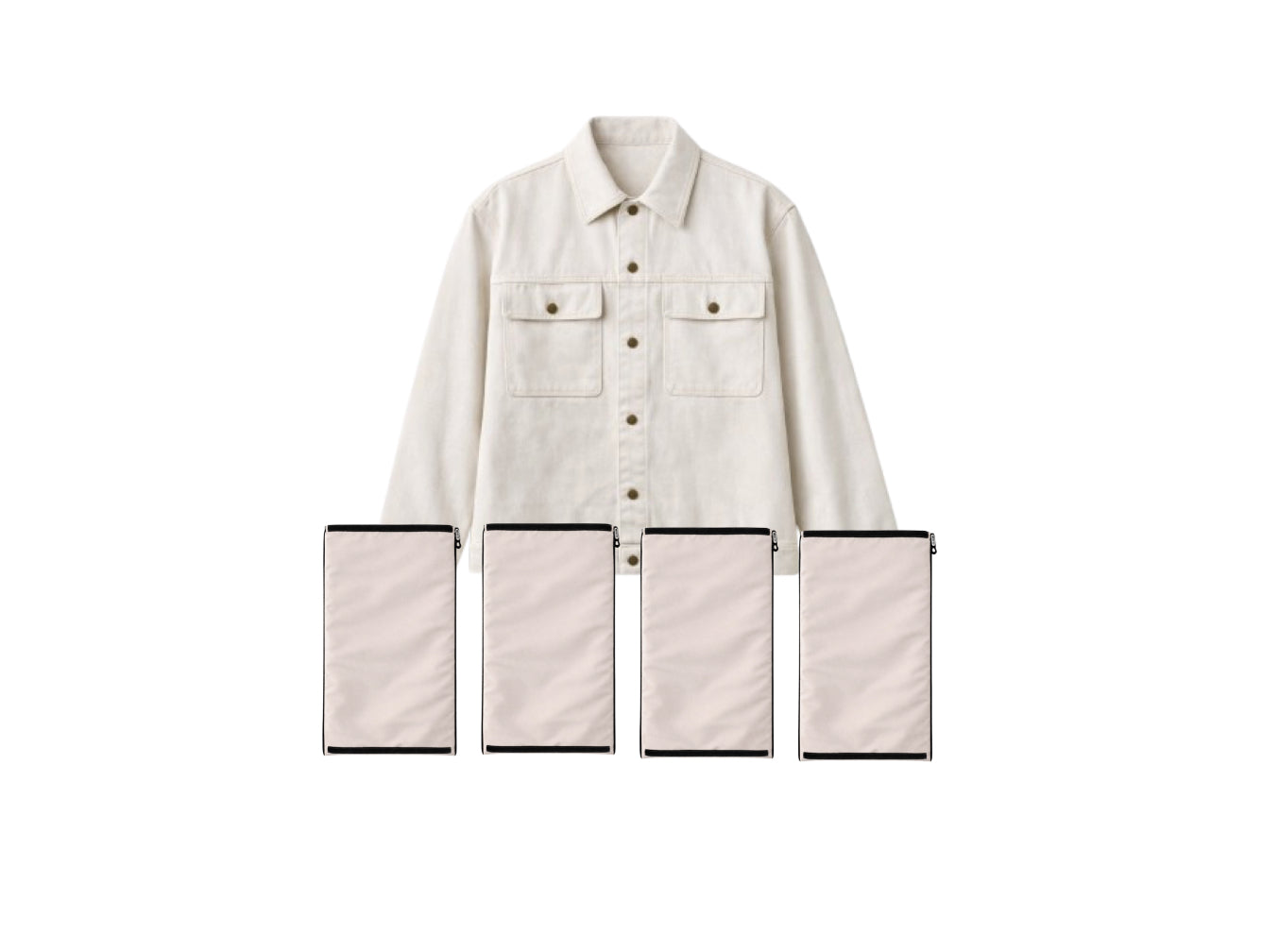 Denim Jacket with 4 Swappable Panels