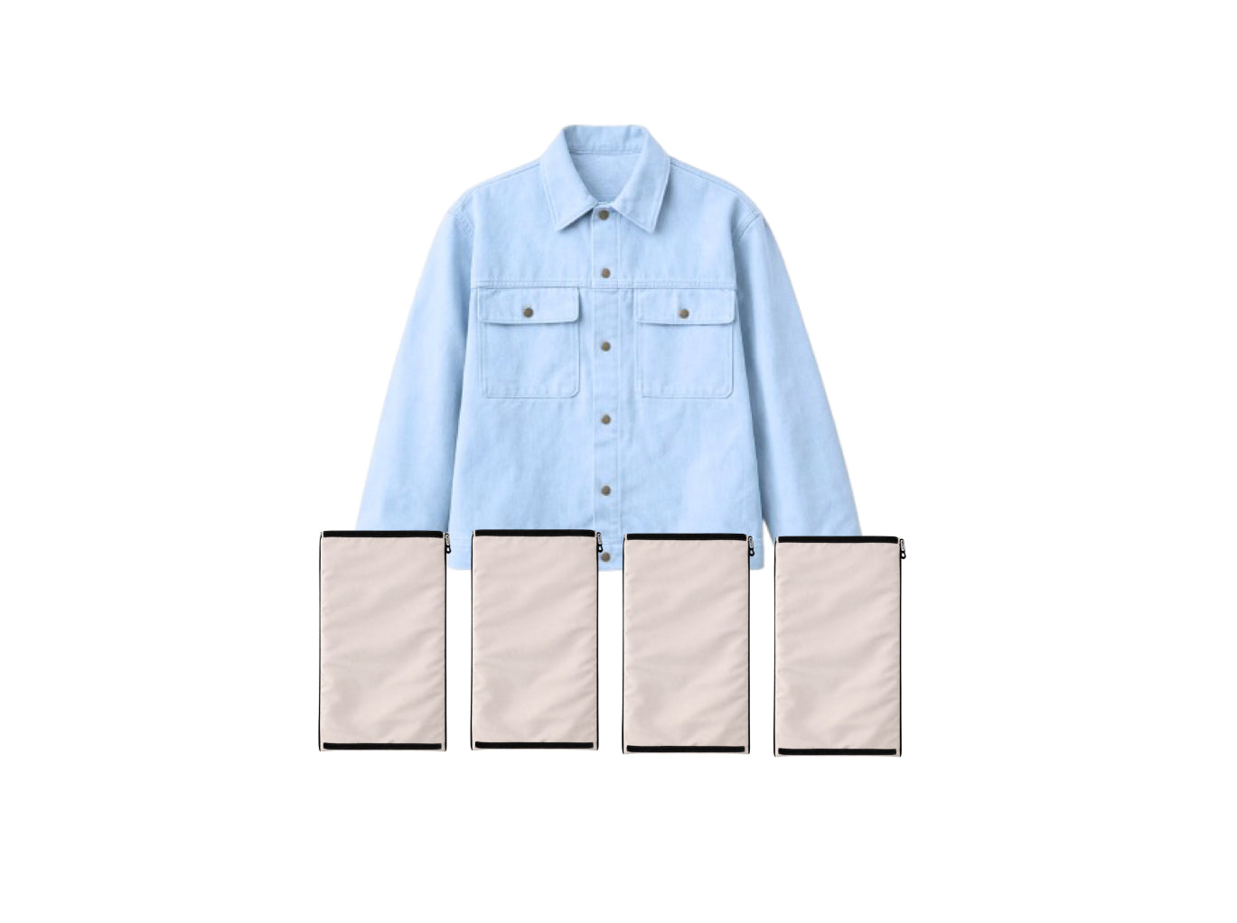 Denim Jacket with 4 Swappable Panels