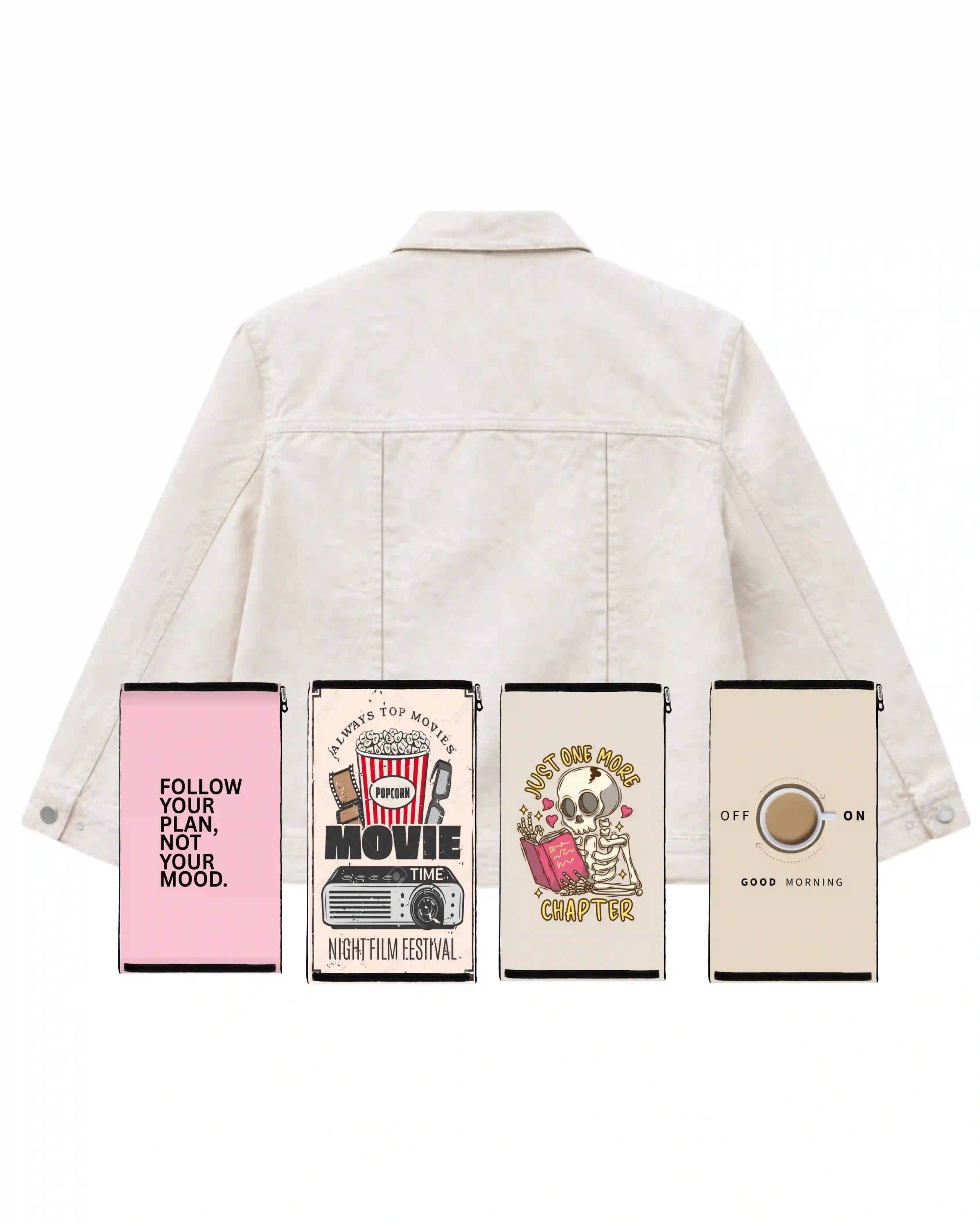 Denim Jacket with 4 Swappable Panels