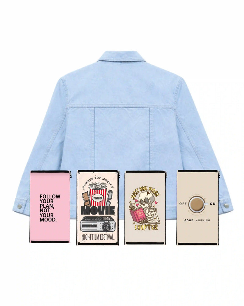 Denim Jacket with 4 Swappable Panels