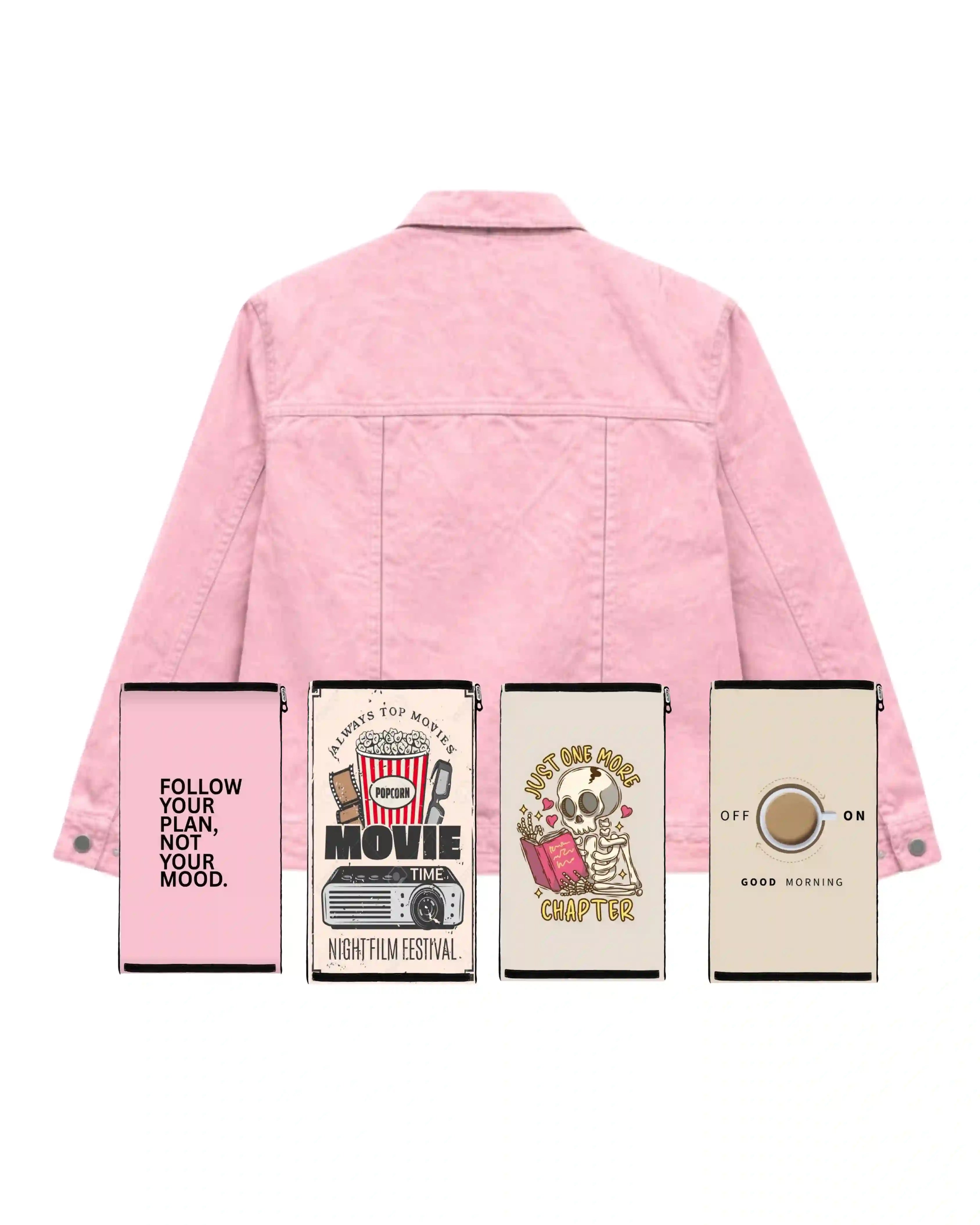 Denim Jacket with 4 Swappable Panels