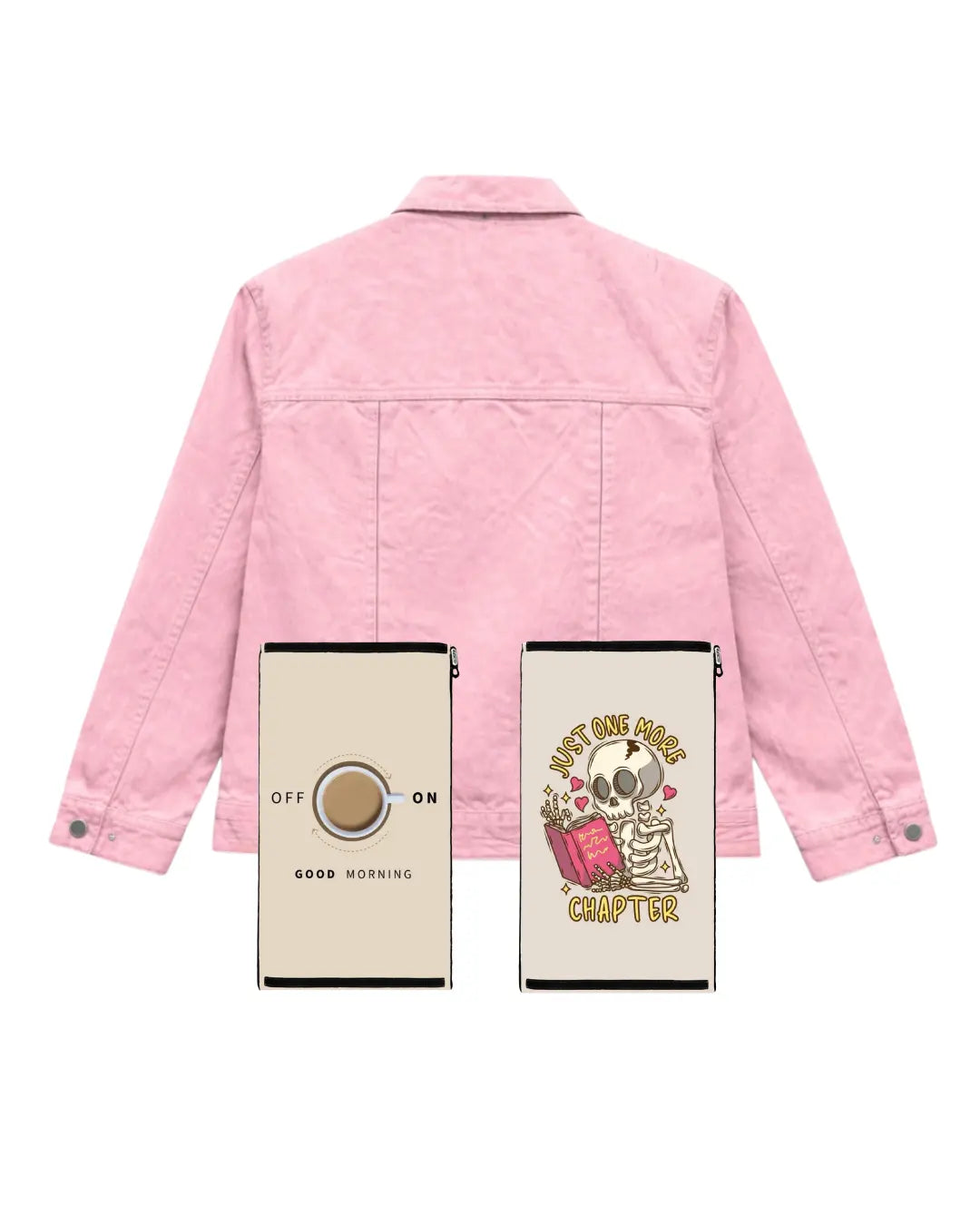 Denim jacket with 2 swaps