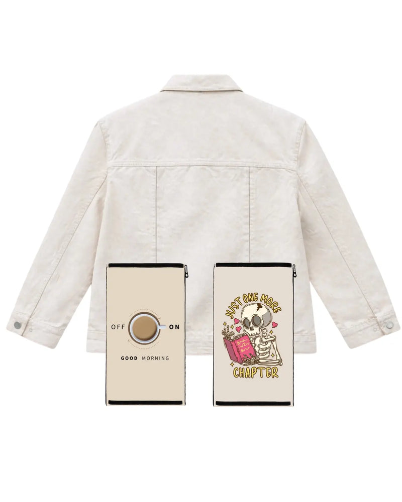 Denim jacket with 2 swaps