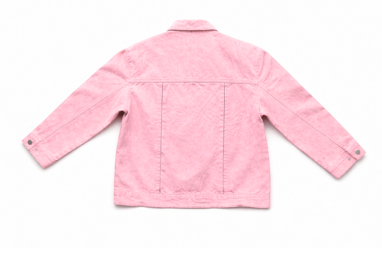 Pink cloud denim jacket